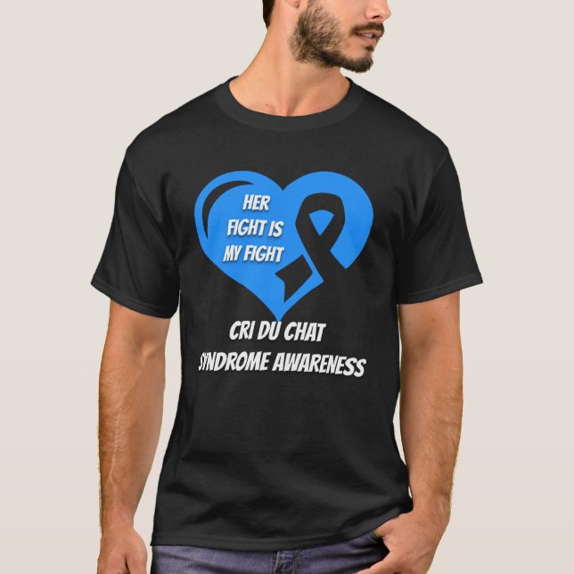 Cri Du Chat Syndrome Awareness T-Shirt (Vorderseite)
