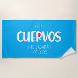 Cria cuervos strandtuch