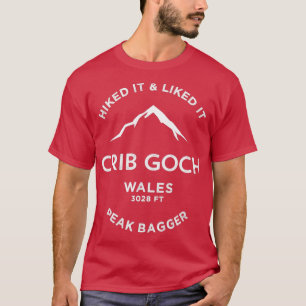 Crib Goch Wales Wandern  T-Shirt