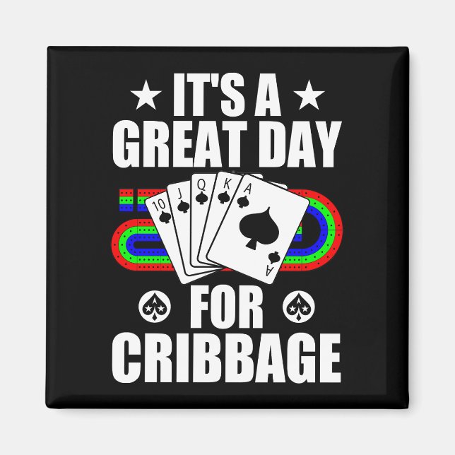 Cribbage Board für Cribbage Card Game Player Funny Magnet (Vorne)