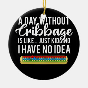 Cribbage Board Player Card Spielregeln Cribage Pla Keramik Ornament