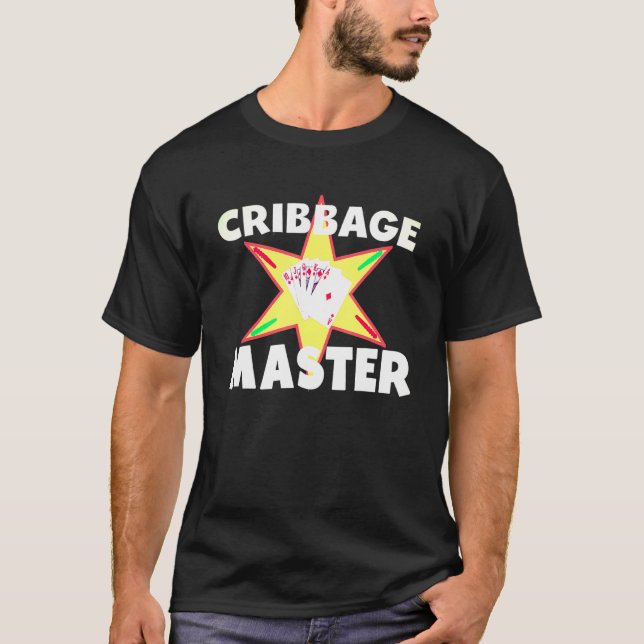 Cribbage Card Game Present Cribbage Master T-Shirt (Vorderseite)