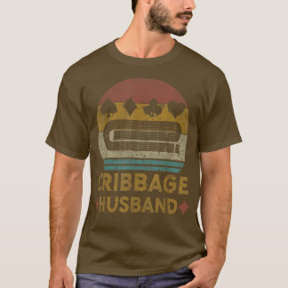 Cribbage Husband Cribbage Vintag Cribage Board G T-Shirt