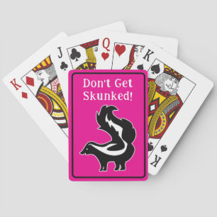 Cribbage Lass Dich Nicht Stinken Rosa Schwarz und Spielkarten