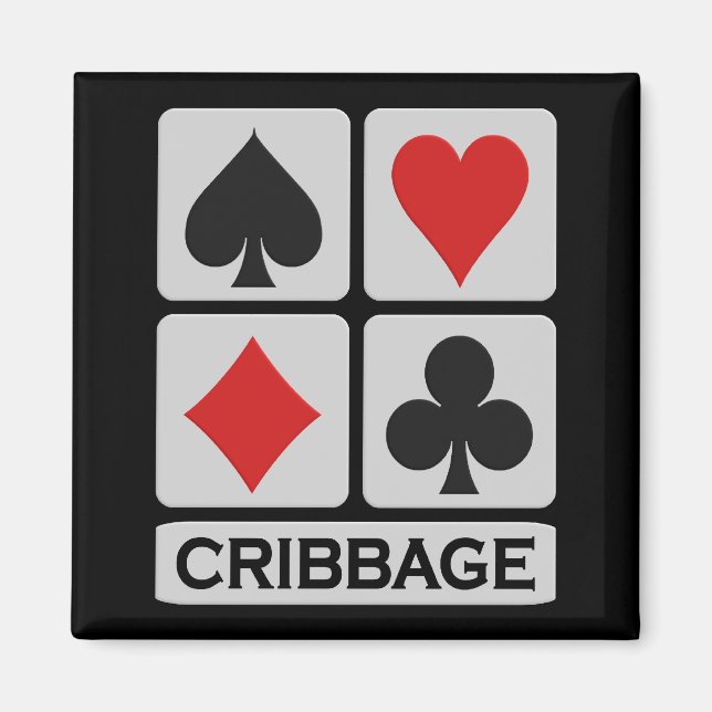 Cribbage-Magnet Magnet (Vorne)