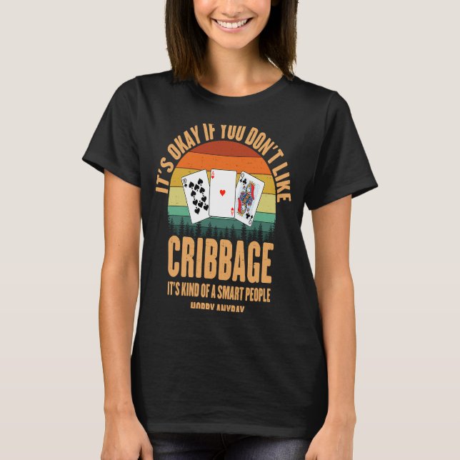 Cribbage Smart People kribbbbage T-Shirt (Vorderseite)