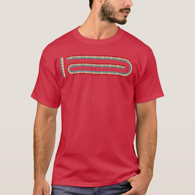 Cribbage-Spielbrett 3rack Cribbage-Familie T-Shirt (Vorderseite)