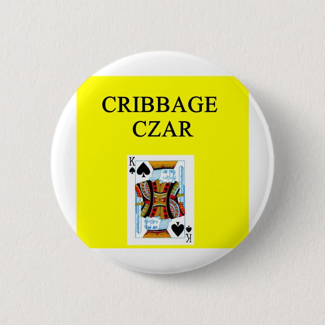 CRIBBAGE Spieler Button (Vorderseite)