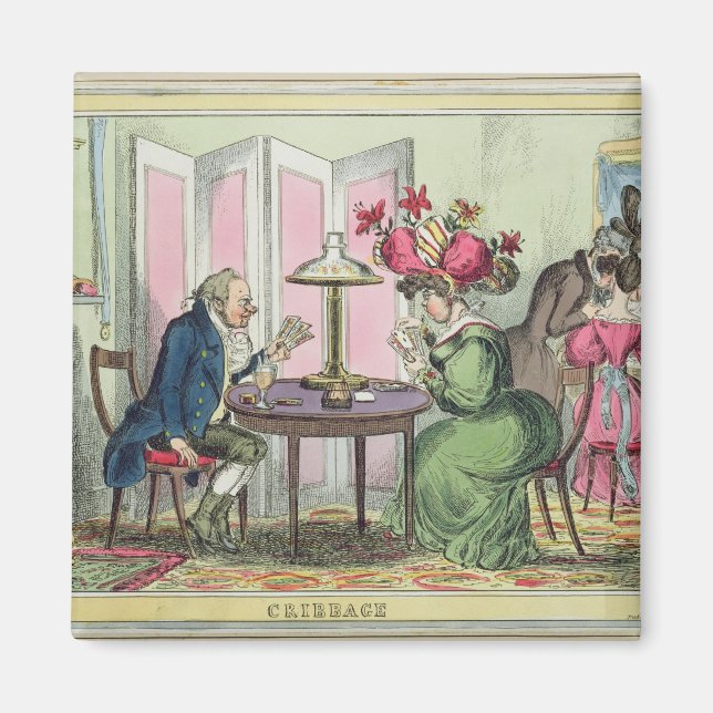 Cribbage, veröffentlicht von Thomas McLean, London Magnet (Vorne)