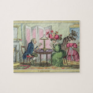 Cribbage, veröffentlicht von Thomas McLean, London Puzzle