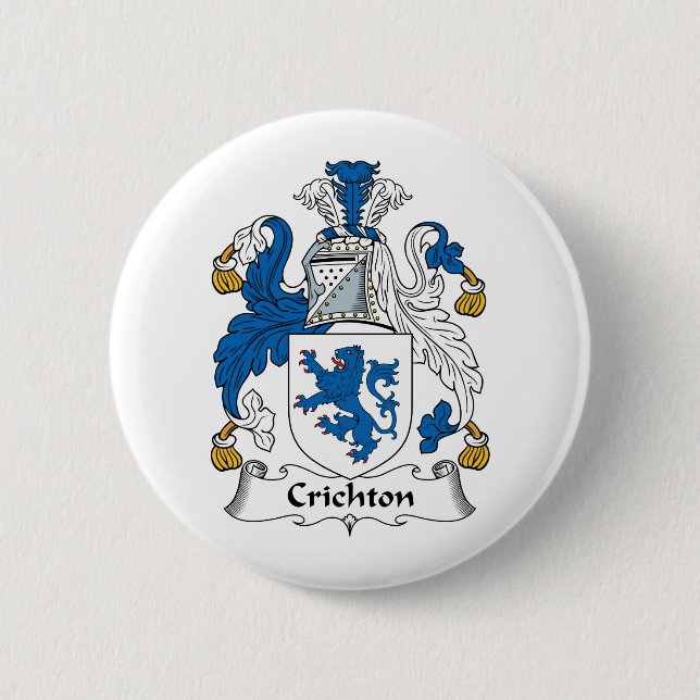 Crichton Familienwappen Button (Vorderseite)