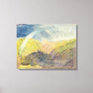 Crichton Schloss (Gebirgslandschaft mit einem Leinwanddruck