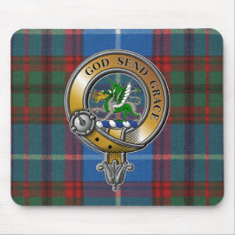 Crichton Tartan & Abzeichen Mousepad
