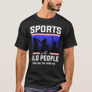 Cricket-Altersrente T-Shirt