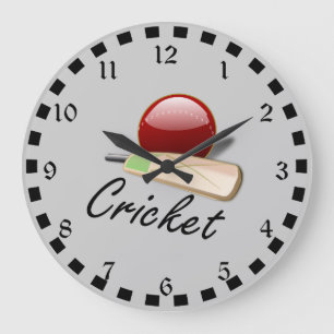 Cricket Ball, beliebtes Design Große Wanduhr