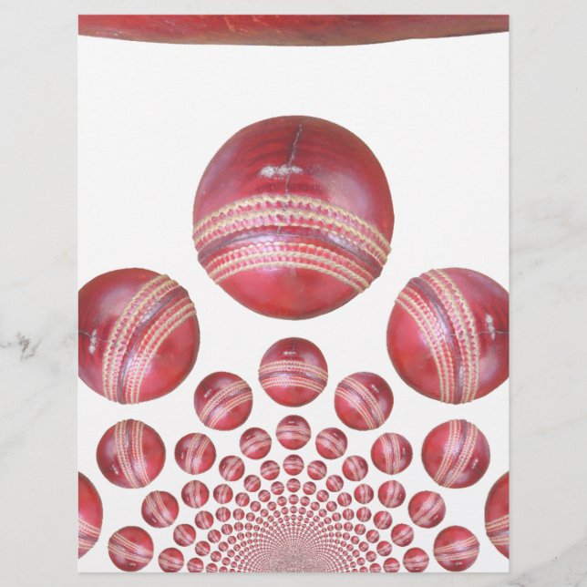 Cricket Ball Print des Sportlover (Vorderseite)