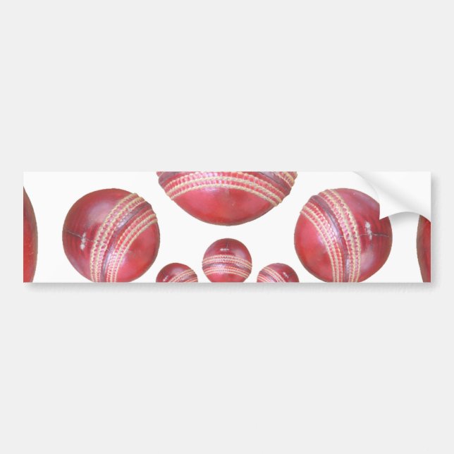 Cricket Ball Print des Sportlover Autoaufkleber (Vorne)