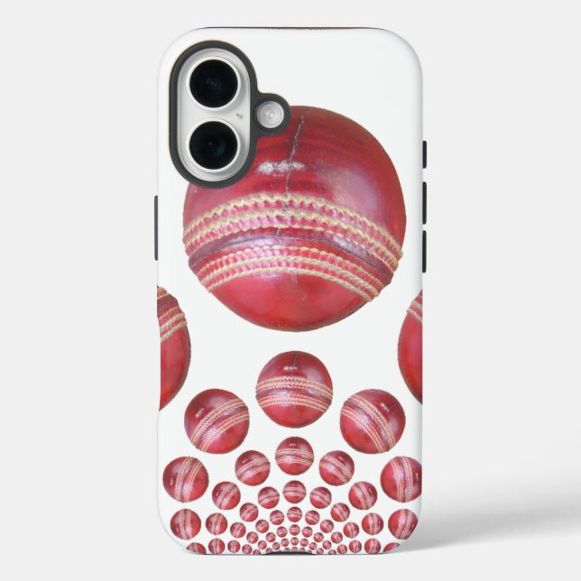 Cricket Ball Print des Sportlover Case-Mate iPhone Hülle (Rückseite)
