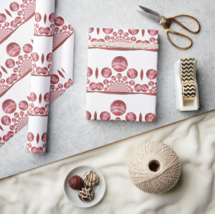 Cricket Ball Print des Sportlover Geschenkpapier