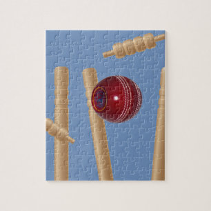 Cricket Ball und Stumps, Puzzle