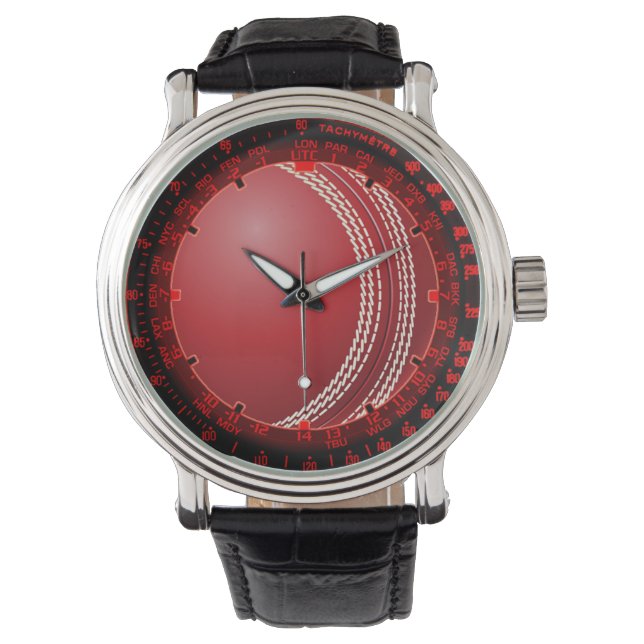 Cricket Ball Watch Armbanduhr (Vorderseite)