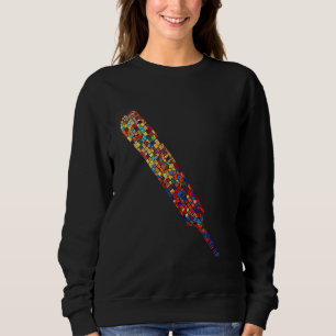 Cricket Bat Mosaik Sweatshirt