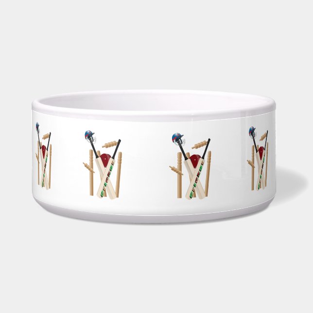 Cricket-Bats und -Wickel, Napf (Vorderseite)