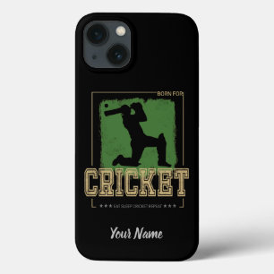 Cricket Batsman Vintag Pitcher Player Coach Case-Mate iPhone Hülle