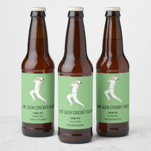 Cricket Bierflaschenetikett
