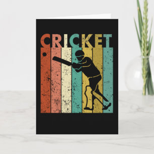 Cricket Bowler Bat Cricketer Gift Karte