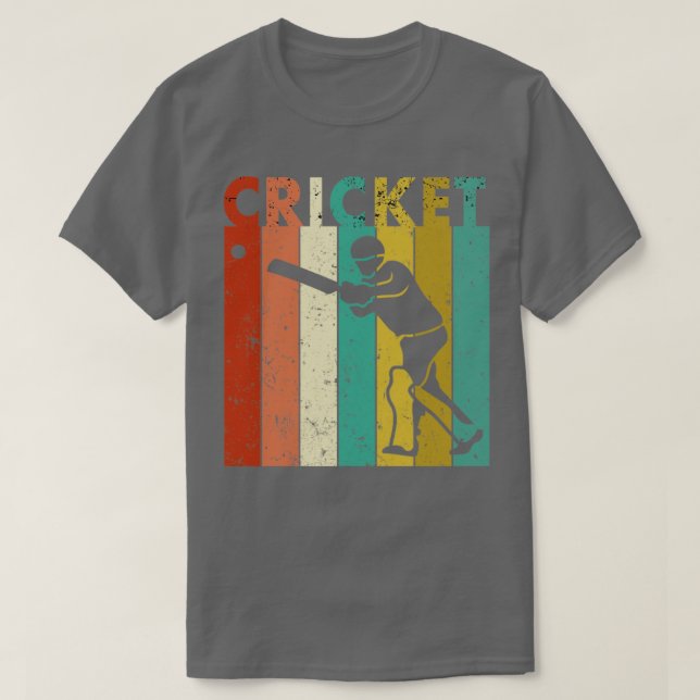 Cricket Bowler Bat Cricketgeschenk T-Shirt (Design vorne)