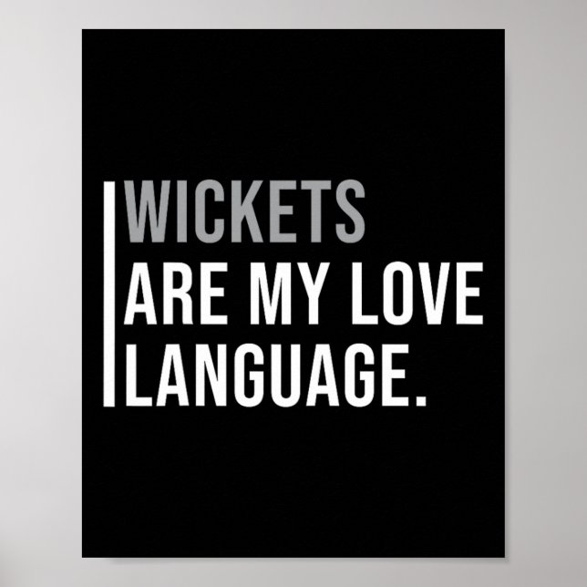 Cricket-Bowler-Meme-Zitat  Poster (Vorne)