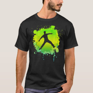 Cricket Bowler Tshirt für Cricketer Retro Boys Cr