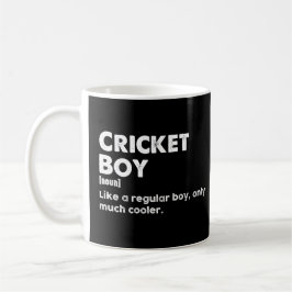 Cricket Boy Funny Definition Cricket Lover Kaffeetasse