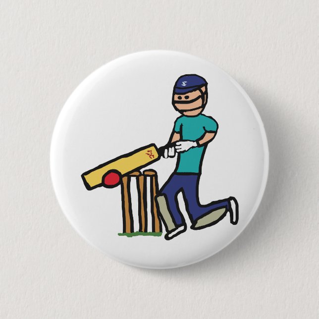 Cricket Button (Vorderseite)