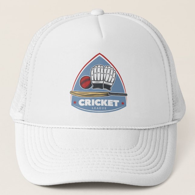 Cricket Champions Trucker Hat Truckerkappe (Vorderseite)