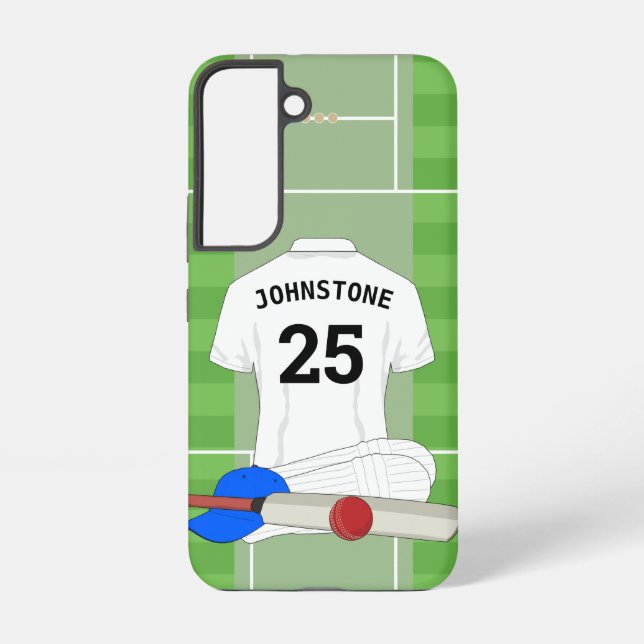 Cricket Club-Fan/Spieler Samsung Galaxy Hülle (Rückseite)