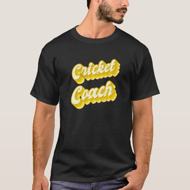Cricket Coach 8 T-Shirt (Vorderseite)