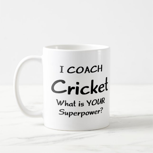 Cricket-Coach Kaffeetasse (Links)