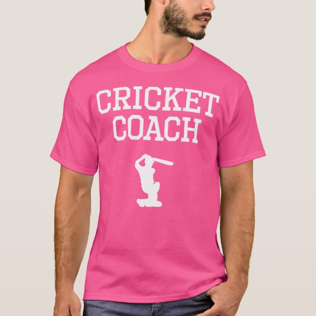 Cricket Coach T-Shirt (Vorderseite)