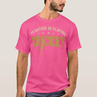Cricket Cricket-Spieler T-Shirt