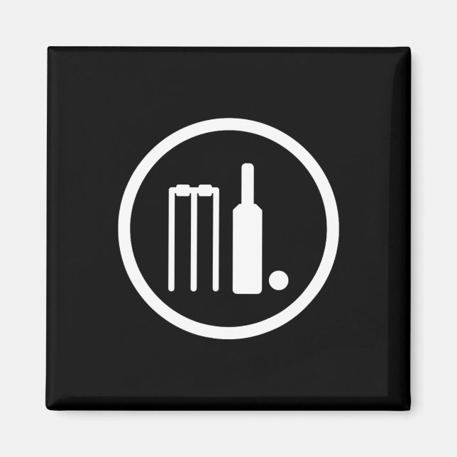 Cricket Cricketer Cricketers India Pakistan Englan Magnet (Vorne)