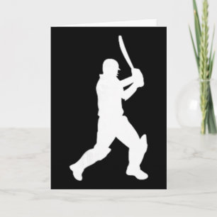 Cricket Cricketspieler Cricketspieler Tter T20 Tes Karte
