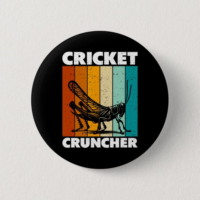 Cricket Cruncher  Button (Vorderseite)