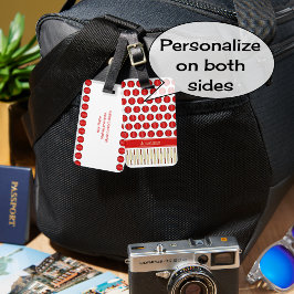 Cricket-Designmuster-individuelle Name Gepäckanhänger