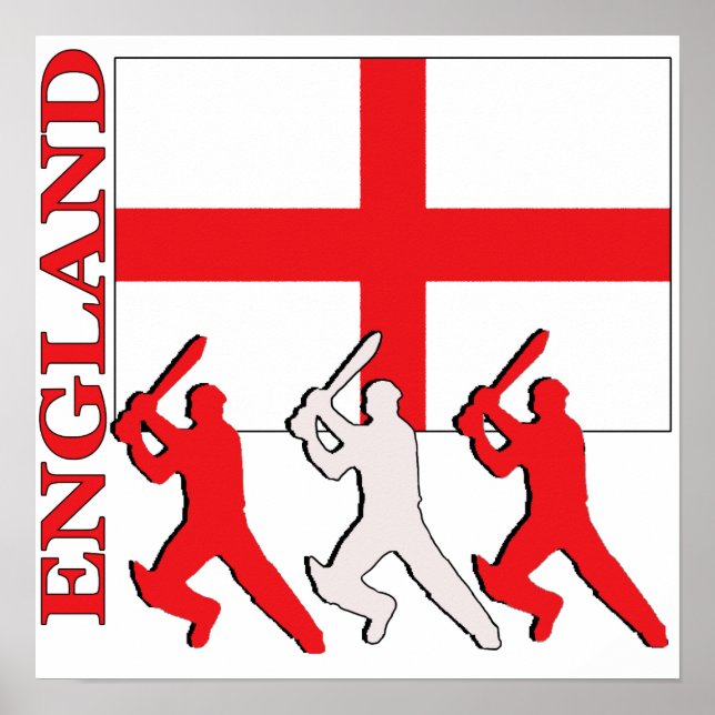 Cricket England Poster (Vorne)