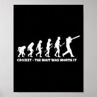 Cricket-Evolution für lustige Cricket-Sportler
