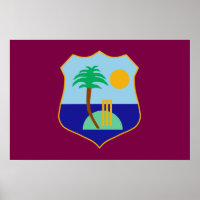 Cricket-Fahne des West Indies