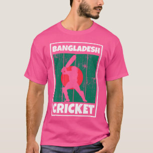 Cricket-Fahne von Bangladesch T-Shirt