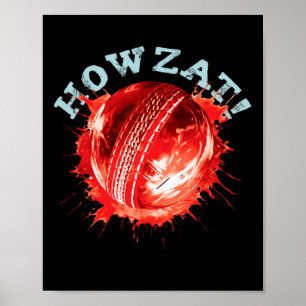 Cricket-Fans S Howzat! Cricket Ll S Bekümmert Eff Poster